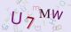 This is a captcha-picture. It is used to prevent mass-access by robots. (see: www.captcha.net)