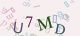 This is a captcha-picture. It is used to prevent mass-access by robots. (see: www.captcha.net)